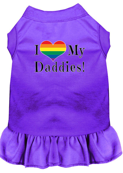 Pet Dress "I Heart My Daddies"