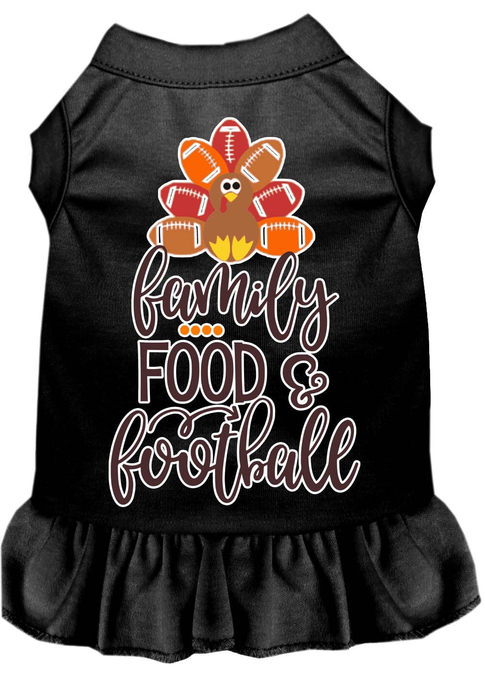 Pet Dress "Family, Food & Football"