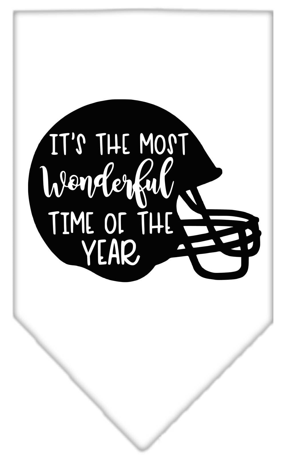 Pet and Dog Bandana, "Most Wonderful Time Of The Year (Football)"