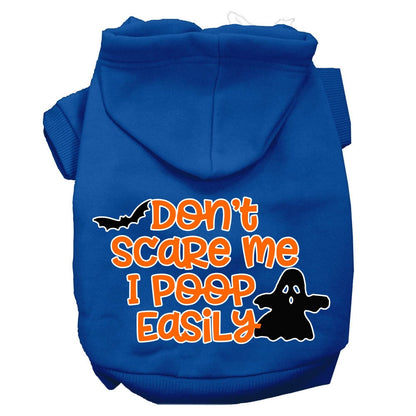 Halloween Pet Hoodie "Don't Scare Me, I Poop Easily"