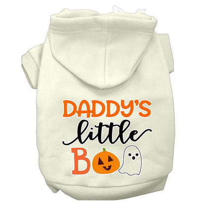 Halloween Pet Hoodie "Daddy's Little Boo"
