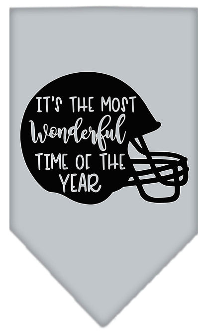 Pet and Dog Bandana, "Most Wonderful Time Of The Year (Football)"