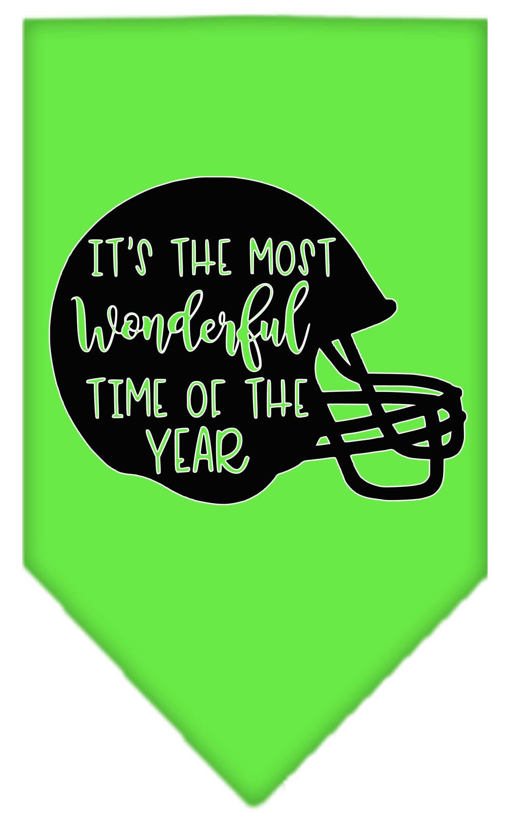 Pet and Dog Bandana, "Most Wonderful Time Of The Year (Football)"