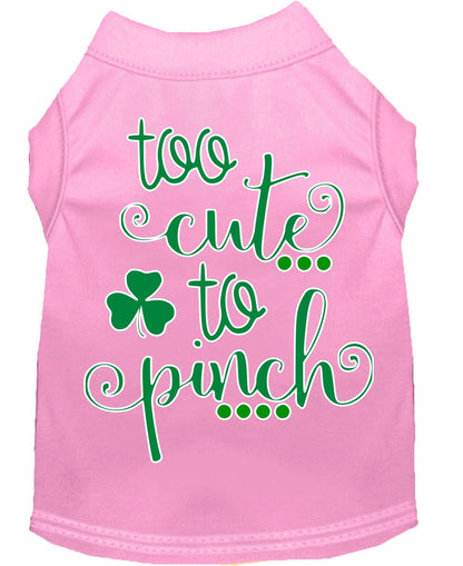 Pet Shirt "Too Cute To Pinch"