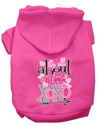 Pet Hoodie "All About That XOXO"
