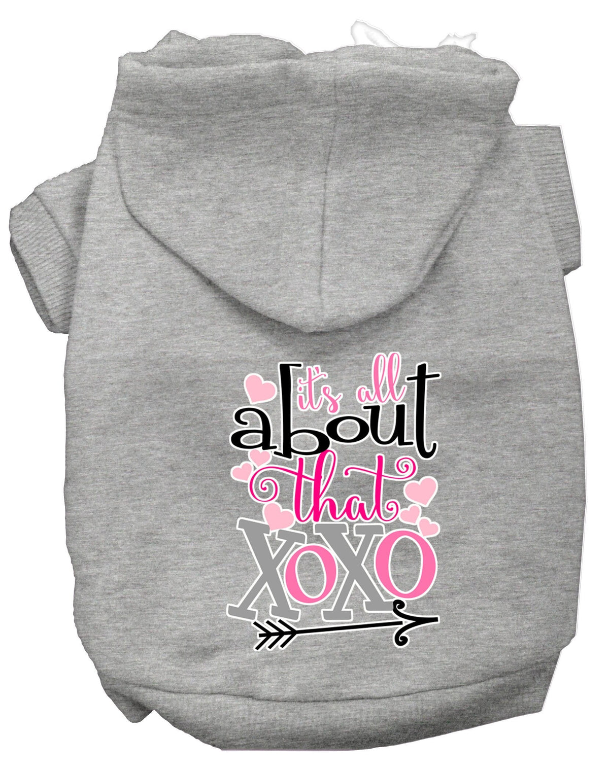 Pet Hoodie "All About That XOXO"