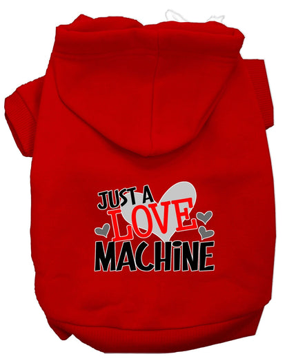 Pet Hoodie "Just A Love Machine"
