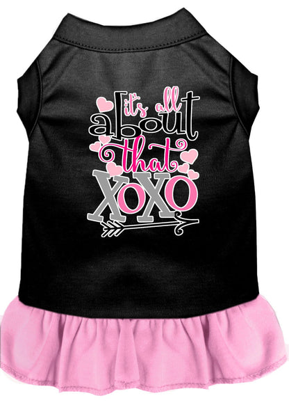 Pet Dress Screen Printed, "All About That XOXO"