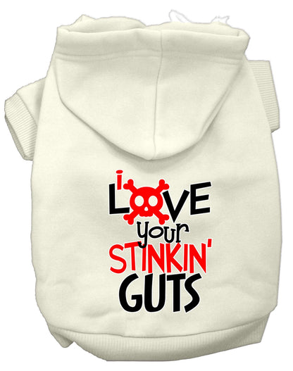 Pet Hoodie "Love Your Stinkin Guts"
