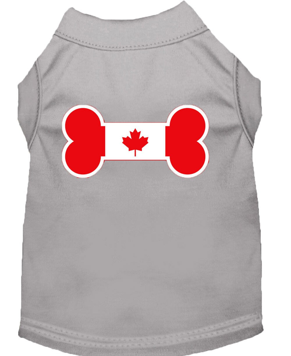 Pet Shirt "Bone Shaped Canadian Flag"