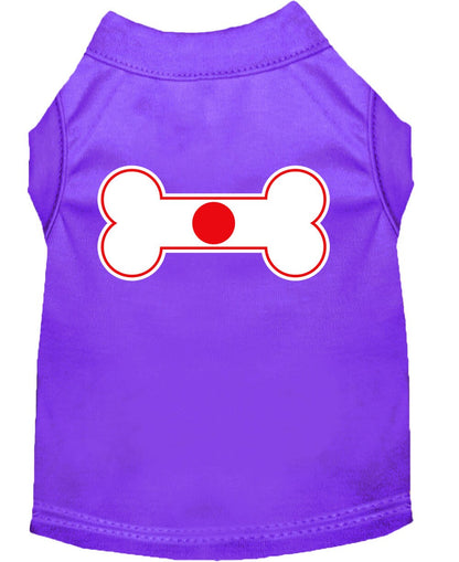 Pet Shirt "Bone Shaped Japan Flag"