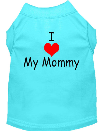 Pet Shirt "I Love My Mommy"
