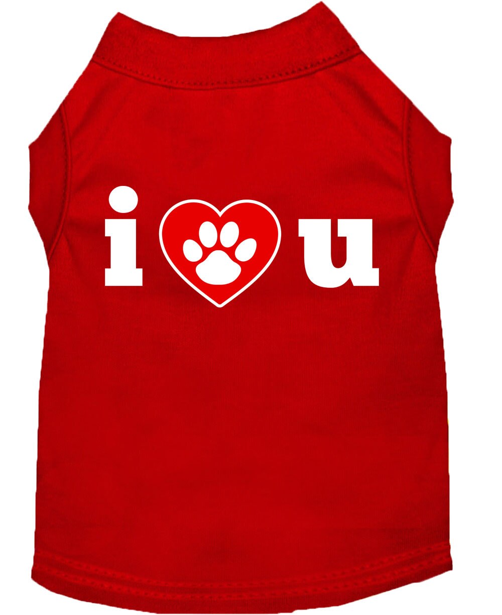 Pet Shirt "I Love You"