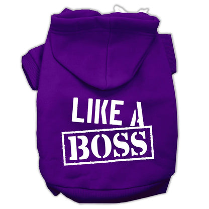 Pet Hoodie "Like A Boss"