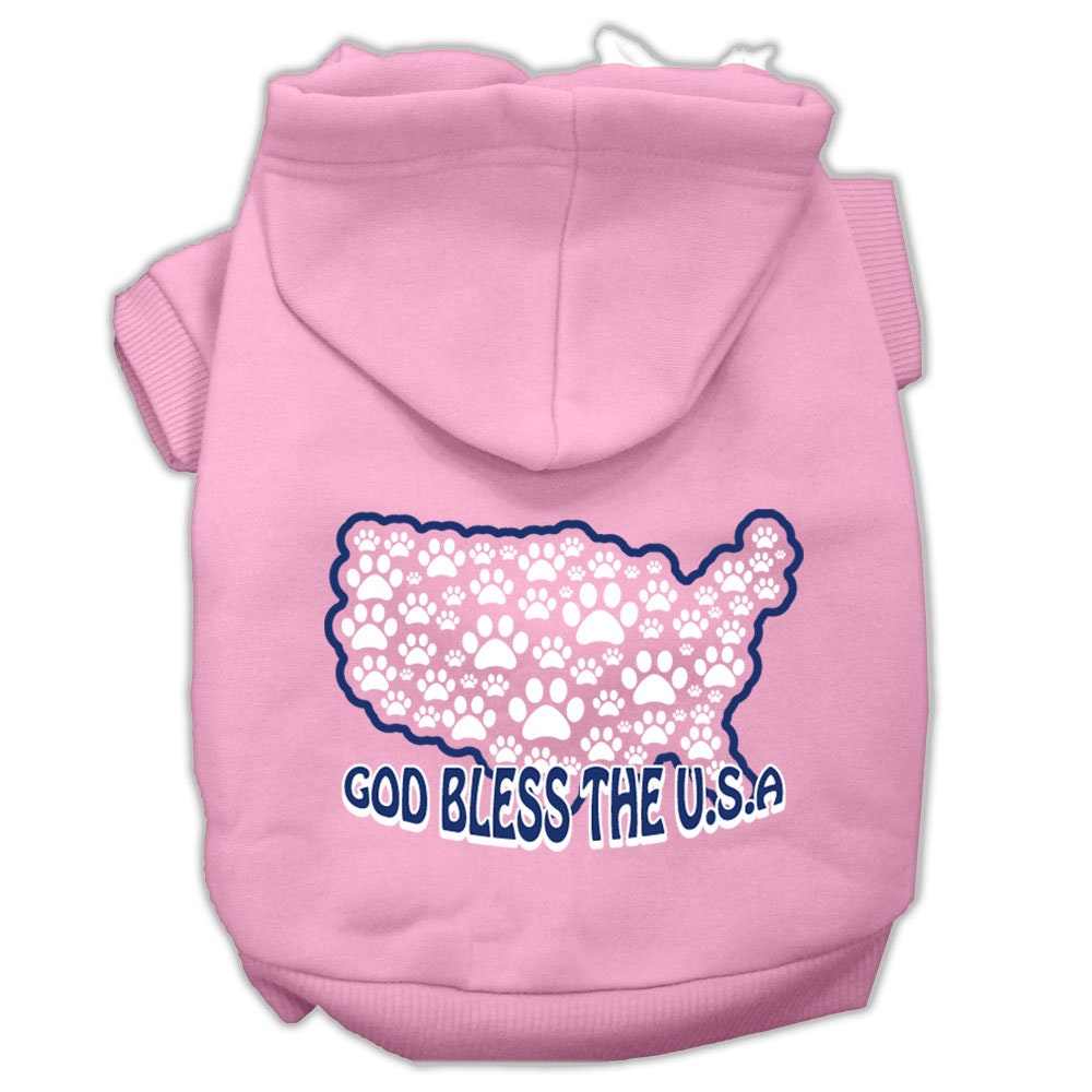 Pet Hoodie "God Bless The USA"
