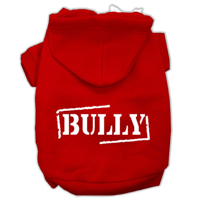 Pet Hoodie Screen Printed, "Bully"