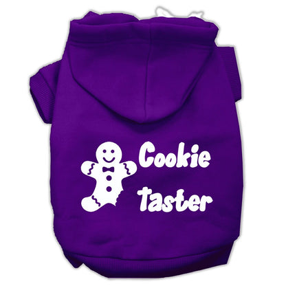 Christmas Pet Hoodie Screen Printed, "Cookie Taster"