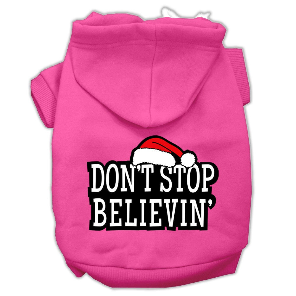 Christmas Pet Hoodie, "Don't Stop Believin"