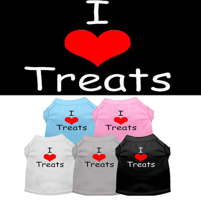 Pet Shirt "I Love Treats"