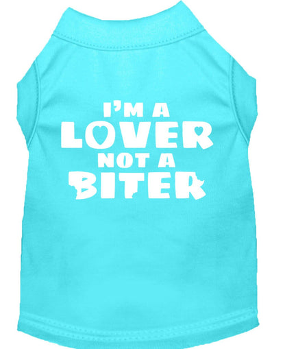 Pet Shirt "I'm A Lover, Not A Biter"