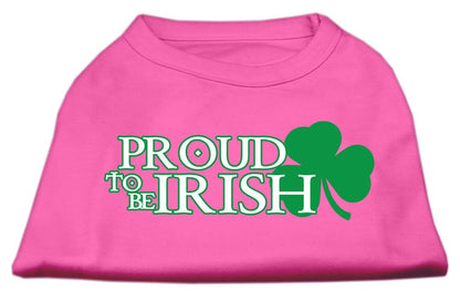 Pet Shirt "Proud To Be Irish"