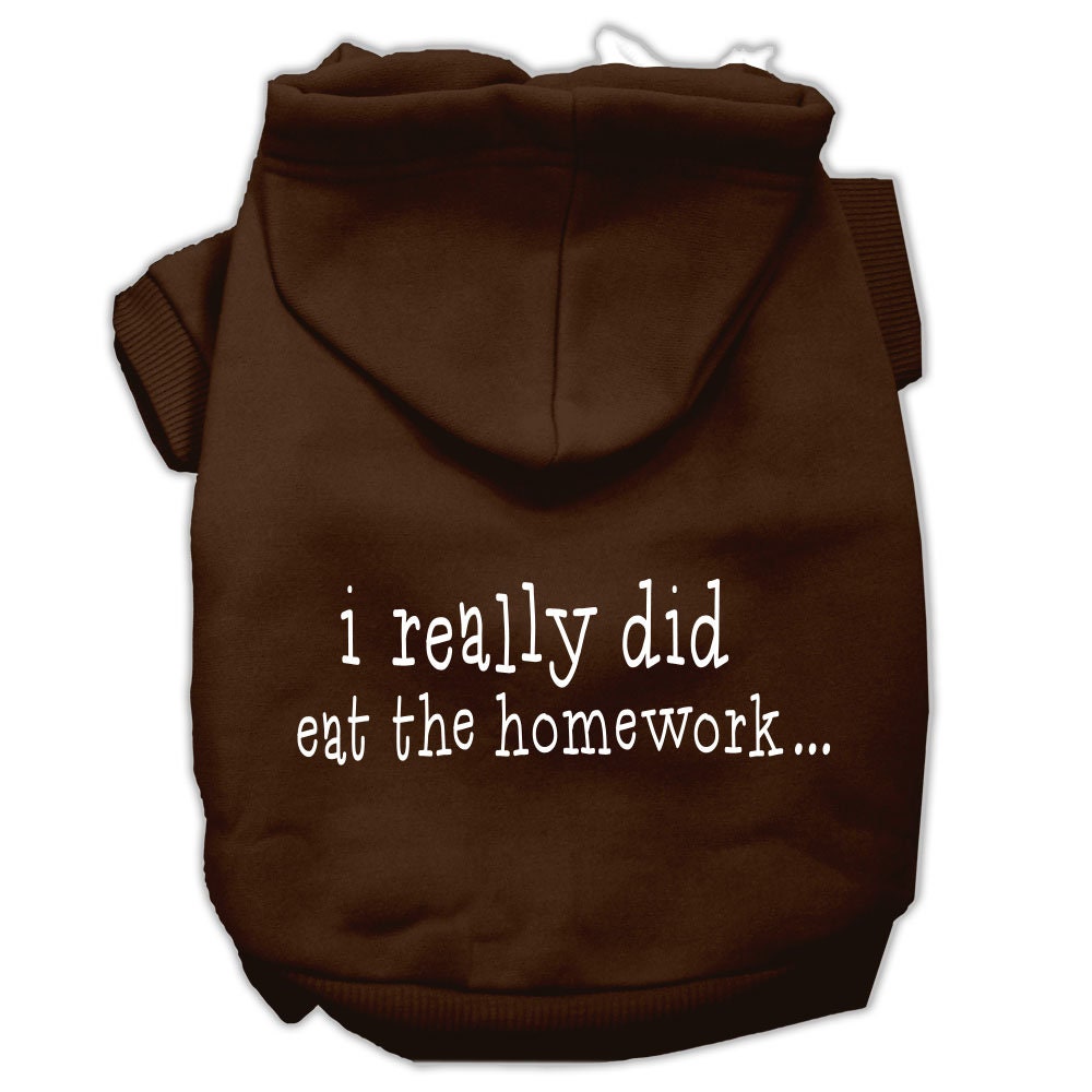Pet Hoodie "I Really Did Eat The Homework"