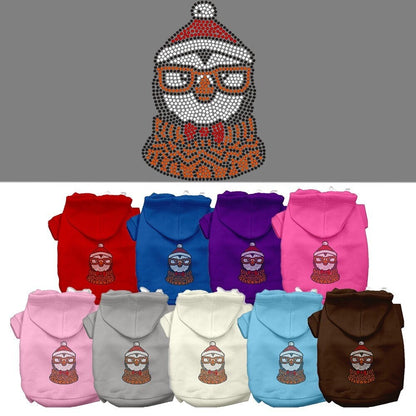 Christmas Pet Hoodie "Hipster Penguin"