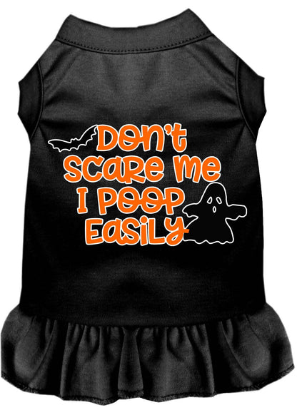 Halloween Pet Dress "Don't Scare Me, I Poop Easily"