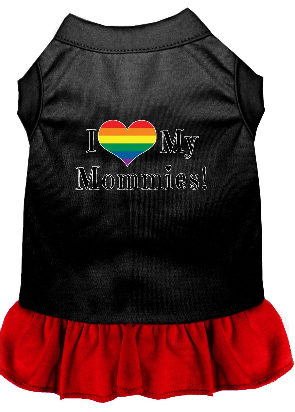 Pet Dress "I Heart My Mommies"