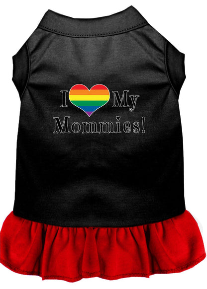 Pet Dress "I Heart My Mommies"