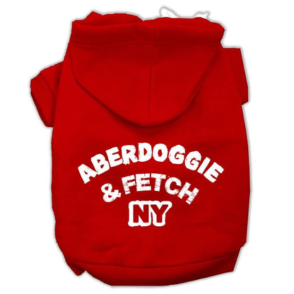 Pet Hoodie "Aberdoggie & Fetch NY"