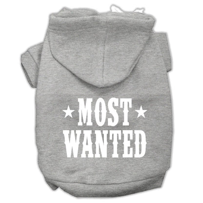 Pet Hoodie "Most Wanted"
