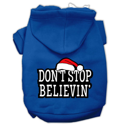 Christmas Pet Hoodie, "Don't Stop Believin"