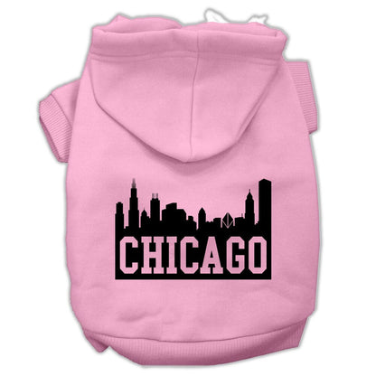 Pet Hoodie "Chicago Skyline"