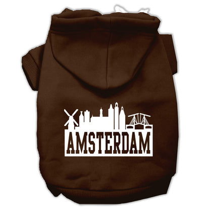 Pet Hoodie "Amsterdam Skyline"