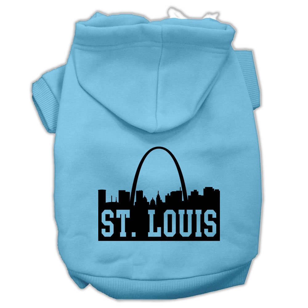 Pet Hoodie "St. Louis Skyline"
