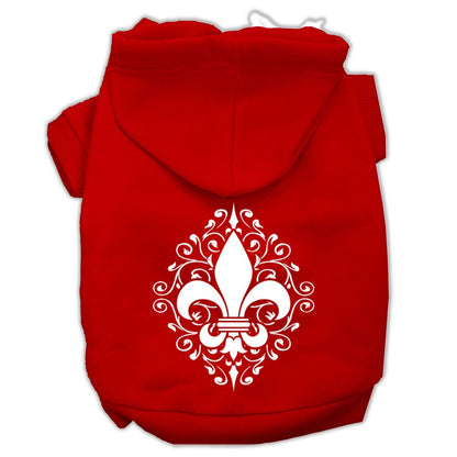 Pet Hoodie "Henna Fleur De Lis"