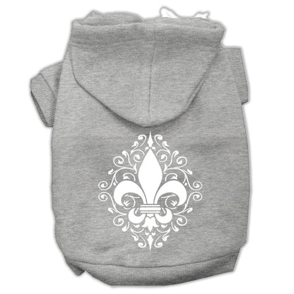 Pet Hoodie "Henna Fleur De Lis"