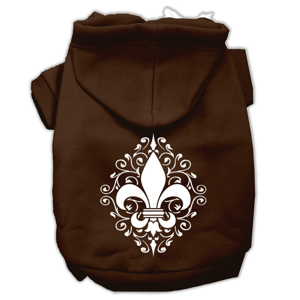 Pet Hoodie "Henna Fleur De Lis"