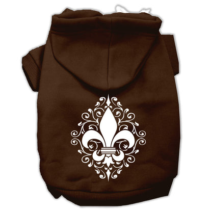 Pet Hoodie "Henna Fleur De Lis"