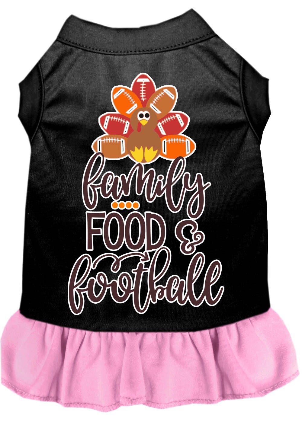 Pet Dress "Family, Food & Football"