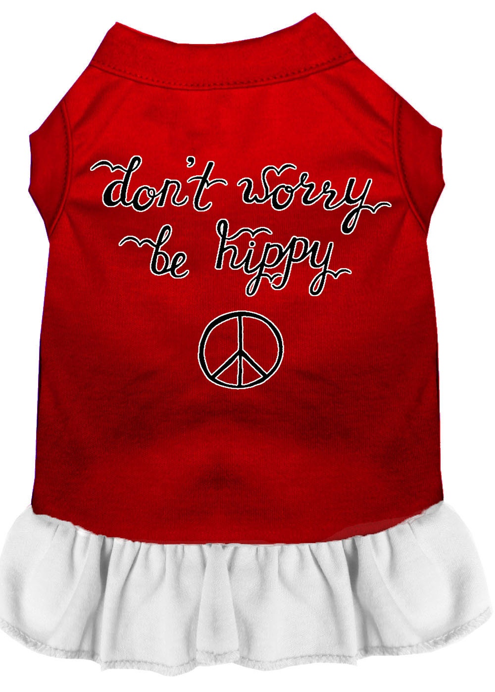Pet Dress "Don't Worry, Be Hippy"