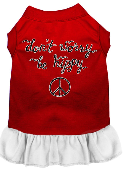 Pet Dress "Don't Worry, Be Hippy"