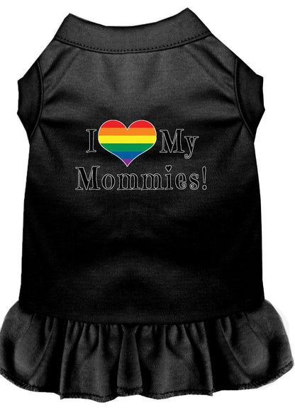 Pet Dress "I Heart My Mommies"