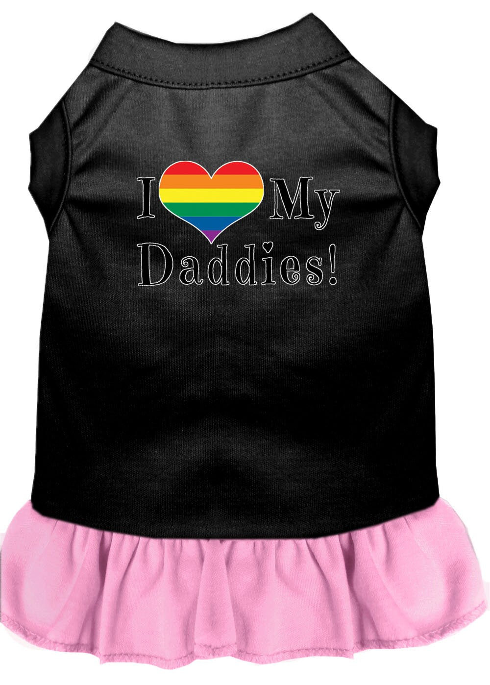 Pet Dress "I Heart My Daddies"