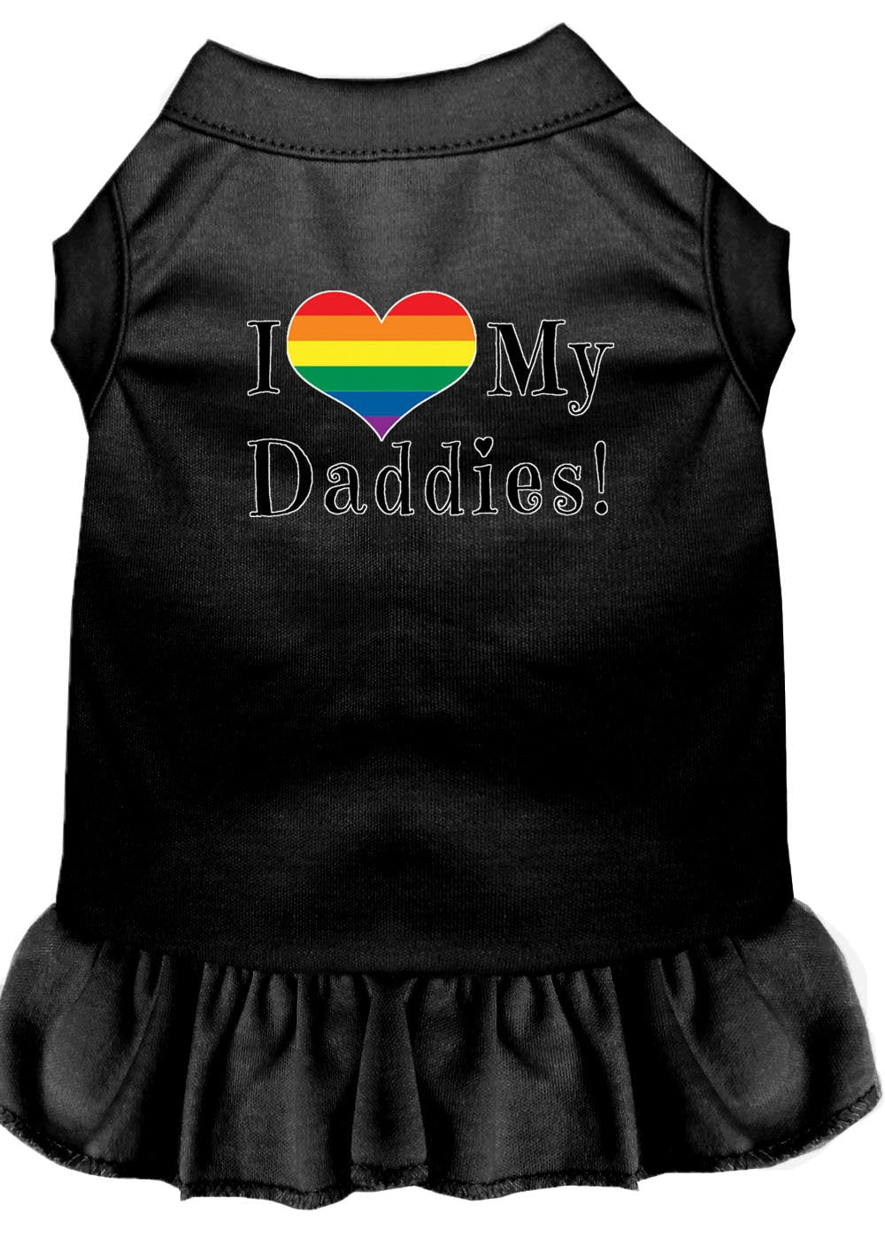 Pet Dress "I Heart My Daddies"