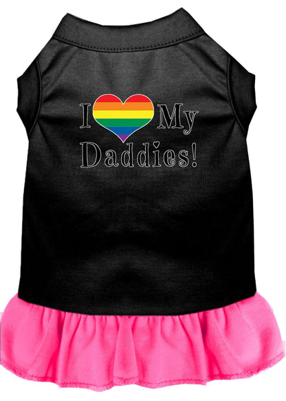 Pet Dress "I Heart My Daddies"