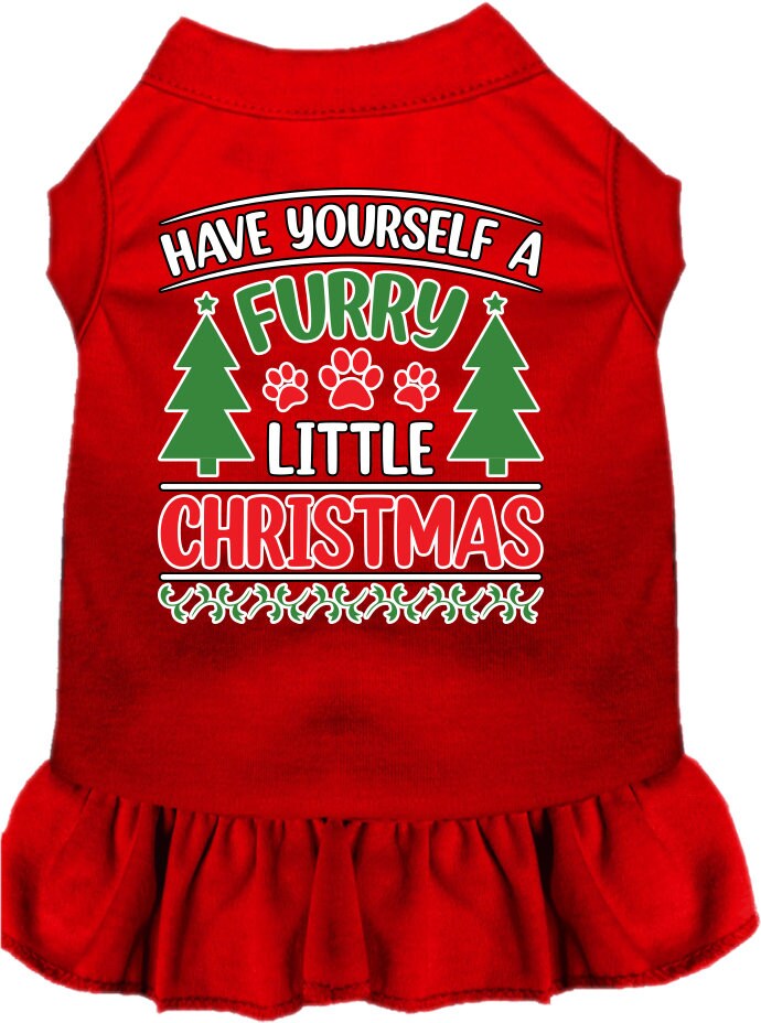 Christmas Pet Dress "Have Yourself A Furry Little Christmas"