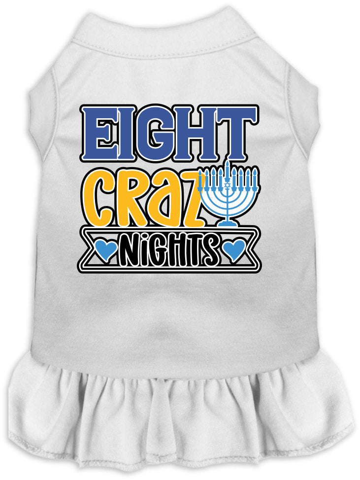 Hanukkah Pet Dress "Eight Crazy Nights"