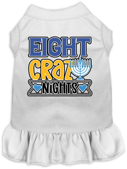 Hanukkah Pet Dress "Eight Crazy Nights"